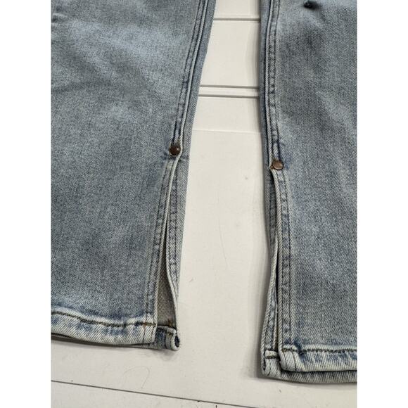 Judy Blue Jeans Womens Distressed 5/27 Blue Straight Stretch Medium Wash Denim - Picture 2 of 7